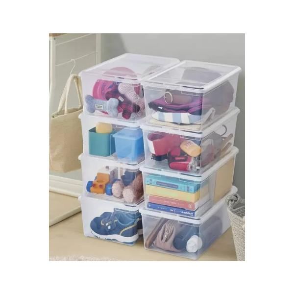 アイリス 12 8l 収納ケース 8個セット 27 41 15cm 透明 衣装ケース コストコ Iris スタッキング可能 ストレージ ボックス アイリスオーヤマ Cos トキメキ屋 通販 Yahoo ショッピング