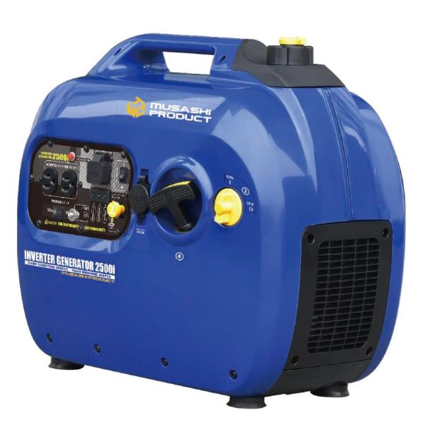 Musashi インバーター発電機 50 60hz 共用 Ing2500i コストコ 非常用電源 災害対策 定格出力2 0kva ハイスペックモデル Cos トキメキ屋 通販 Yahoo ショッピング