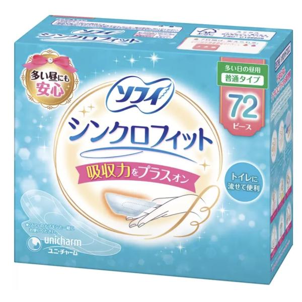ナプキンでもタンポンでもない、第３の生理用品シンクロフィット。ナプキンとカラダの間のあのスキマにはさんで、いつものナプキンに吸収力をプラスオン。だから、自分のペースで替えられない時もモレ安心。使用後は水洗トイレに流せてカンタン便利。ソフィ ...