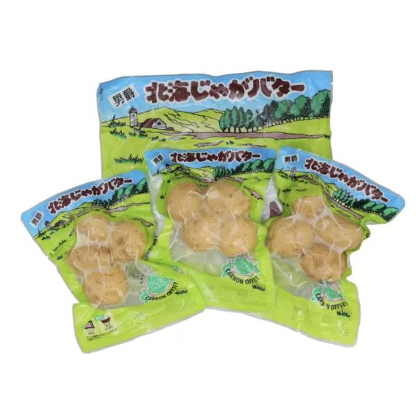 北海道産男爵いも、北海道産バターを使用し北海道美幌町の工場にて製造しています。そのままでもお召し上がりになれますが湯煎で10分又は電子レンジで500Ｗ２分温めて頂くと更においしく召し上がれます。お子様のおやつや食卓のおかずの一品として、バー...