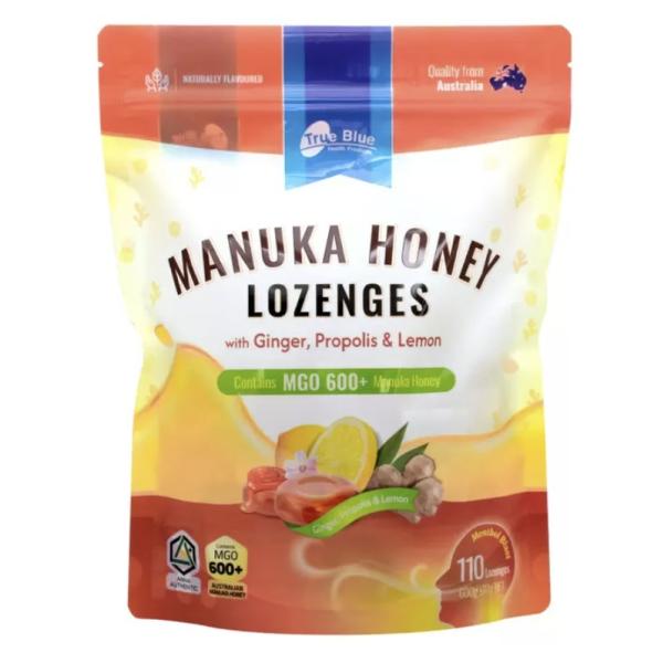 ※プロポリスアレルギーがある方はお召し上がりにならないでください。※のどや口腔内に腫れや刺激を感じた場合は摂取をお控えください。MGO 600＋のオーストラリア産マヌカハニープロポリス、生姜、レモン使用喉の健康をサポートご家族の皆さまでお召...