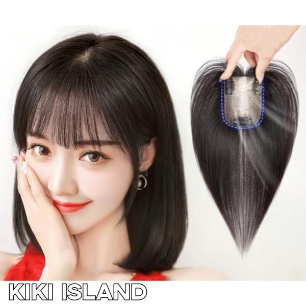 人毛100％  部分ウィッグ 自然 高品質  医療用 ボブ ヘアピース トップピース レディース 女性頭頂部 つむじ 分け目 白髪隠し 母の日 贈り物 プレゼント
