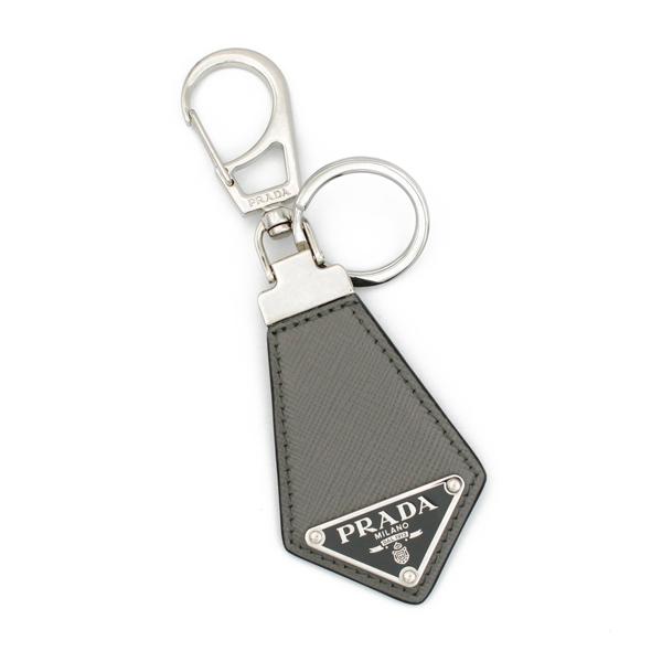 PRADA プラダ キーホルダー トライアングルロゴキーリング