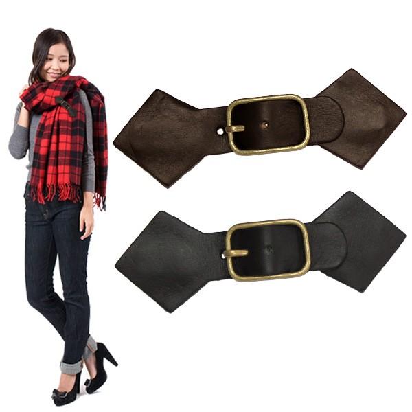 ストールクリップ リボン型 マフラー留め具 イタリア革 マルチクリップ 本革 カーデガン クリスマス プレゼント 1956 Tokiオンラインショッピング 通販 Yahoo ショッピング