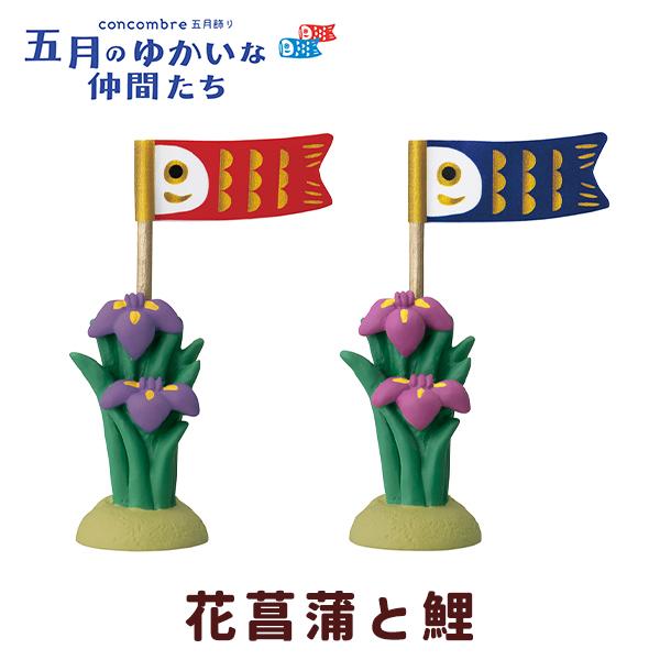 コンコンブル　菖蒲　節分　五月人形　鯉のぼり　5月飾り　セット 五月飾り 五月人形 端午の節句 花菖蒲と鯉のぼり（220-15）可愛い 子供