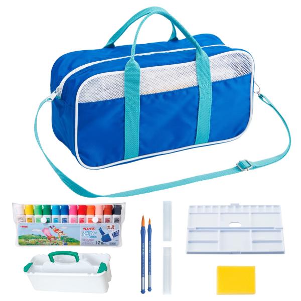 ぺんてる 水彩絵の具セット スケッチセット ZST41-C ブルー