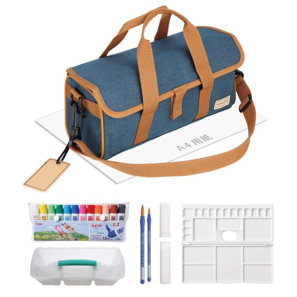 ぺんてる 絵の具セット スケッチセット ZST30-CN 青