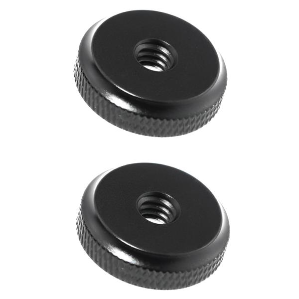 1/4止めメスネジ カメラ用三脚ネジアダプター 1/4インチメスネジ 2個入り 固定ナット アルミニウム合金 汎用カメラアクセサリー 超耐久