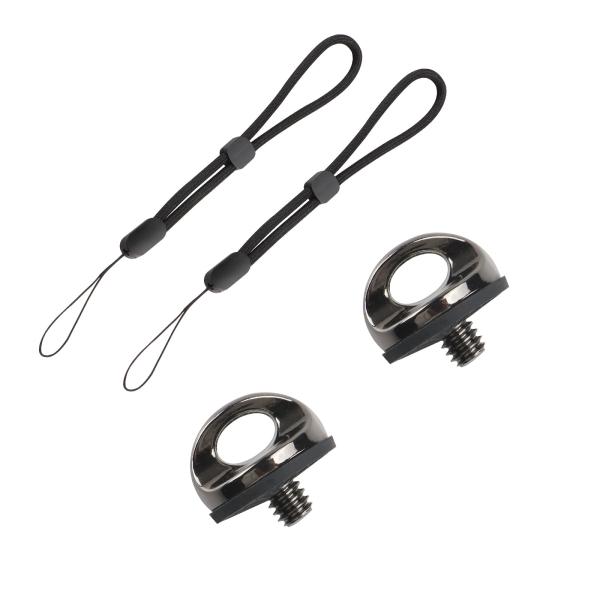 TECDW 2本入1/4インチネジ 2 本のハンドストラップ付き カメラネジ 1/4 