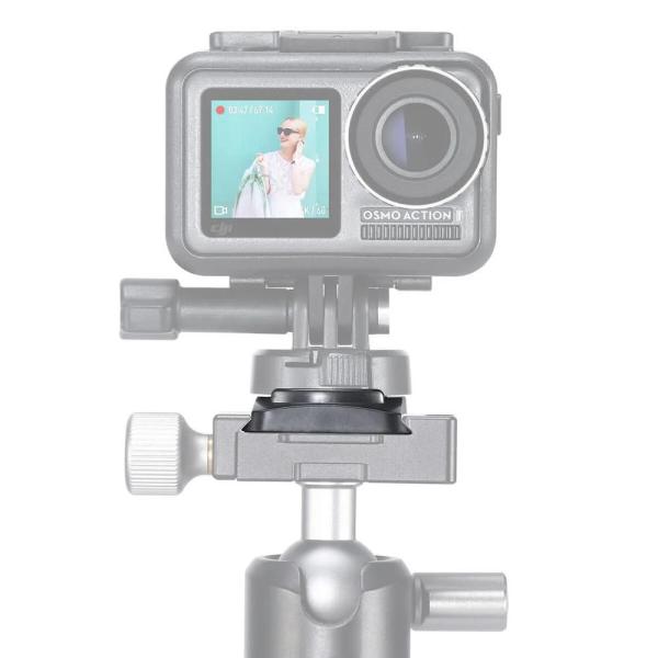 Ulanzi 1535 DJI Osmo Action対応 クイックリリース用プレート 1/4インチネジ穴付き