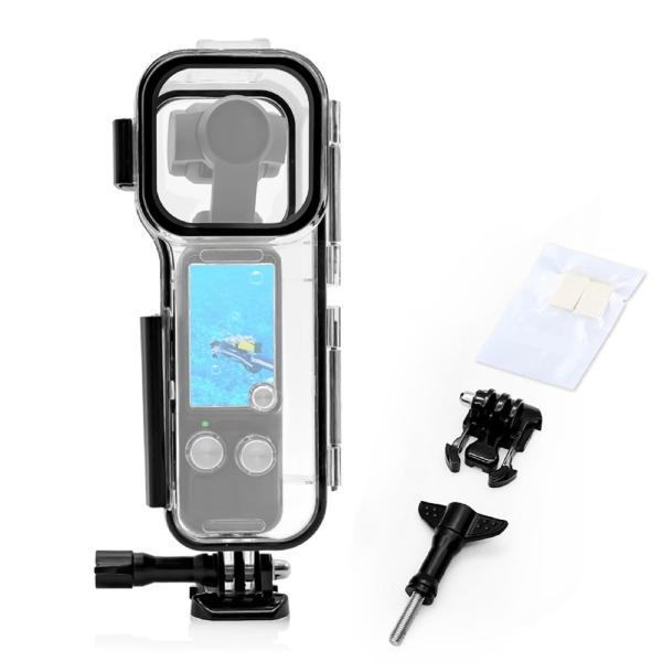 PULUZ DJI Osmo Pocket 3用ダイビングケース 水深45m防水ハウジング 防塵&落下保護 取付簡単 水中撮影・シュノーケリ