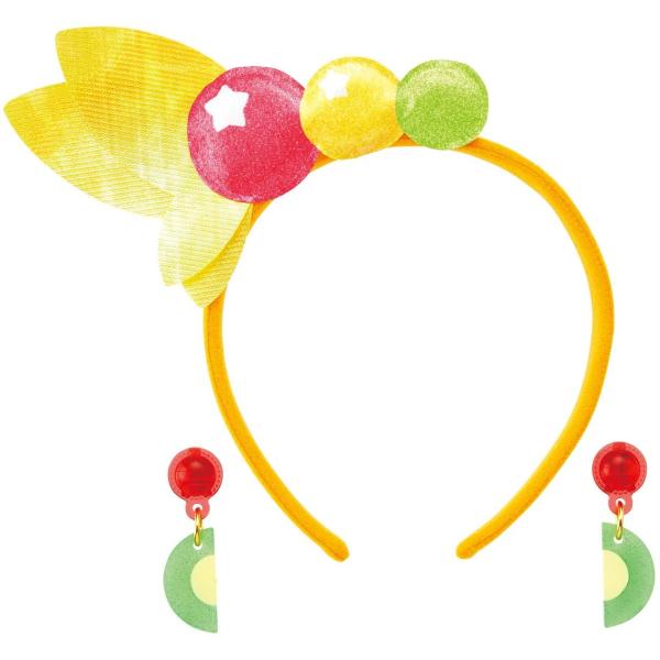 『トロピカル〜ジュ!プリキュア』より、「変身プリチューム キュアパパイア アクセサリーセット」が登場!キュアパパイアになりきれるカチューシャとイヤリングのセットです。対象サイズ：頭囲：48〜52cm別売りの“変身プリチューム キュアパパイア...