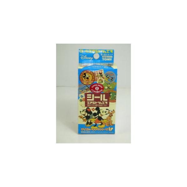 ディズニーキャラクターのシールが簡単にできちゃう☆ いれる・ひきだす・はるの簡単3ステップ！     ★パッケージサイズ約110x65x45mm ★対象年齢8歳以上