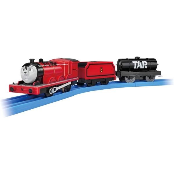 プラレール トーマス TS-16 プラレールジェームスとタール貨車