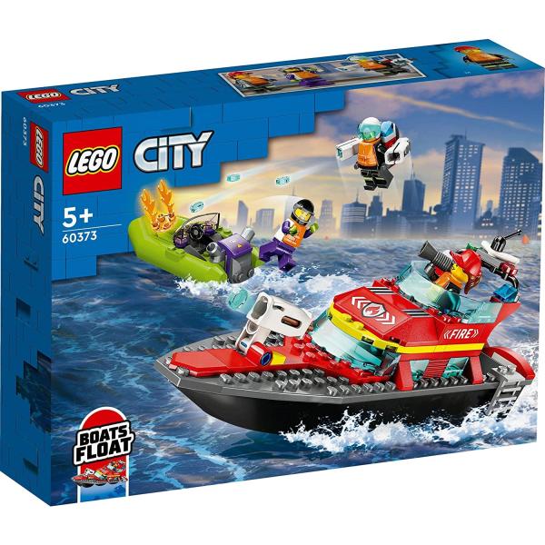 LEGO（レゴ） シティ 消防レスキューボート 60373 : おもちゃのトキワ