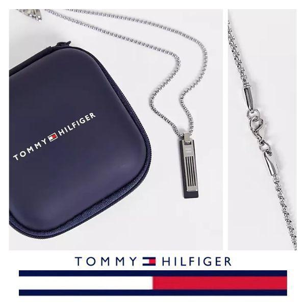 トミーヒルフィガー メンズ ネックレス アクセサリー プレート
