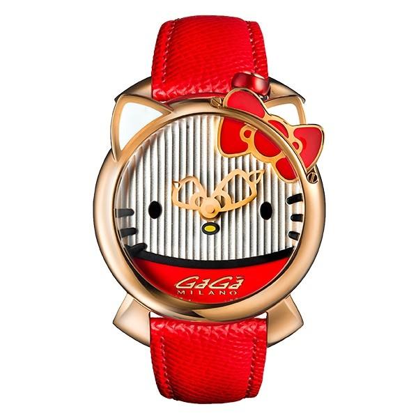 Gagamilano ガガミラノ 5526 01 キティちゃん サンリオ コラボ 腕時計 5526 01 時善 通販 Yahoo ショッピング