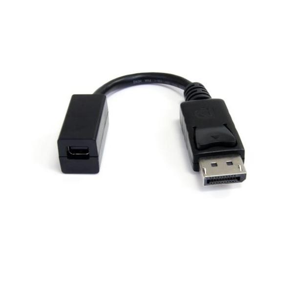 StarTech(�X�^�[�e�b�N) DP2MDPMF6IN �u���b�N DisplayPort - Mini DisplayPort�ϊ��P�[�u���A�_�v�^ 15cm