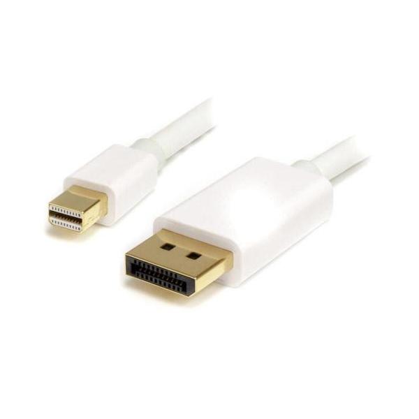 StarTech(�X�^�[�e�b�N) MDP2DPMM1MW Mini DisplayPort-DisplayPort 1.2�ϊ��P�[�u�� 1m