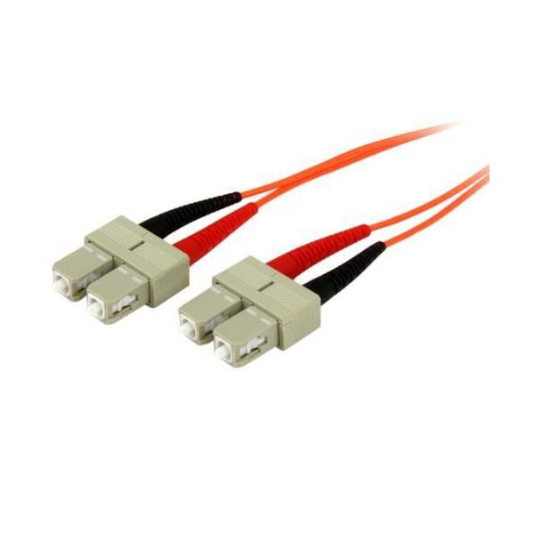 StarTech(�X�^�[�e�b�N) 50FIBPSCSC3 �I�����W ���t�@�C�o�[�P�[�u�� OFNP �v���i����R�O���[�h 2�cSC-SC�R�l�N�^ 3m