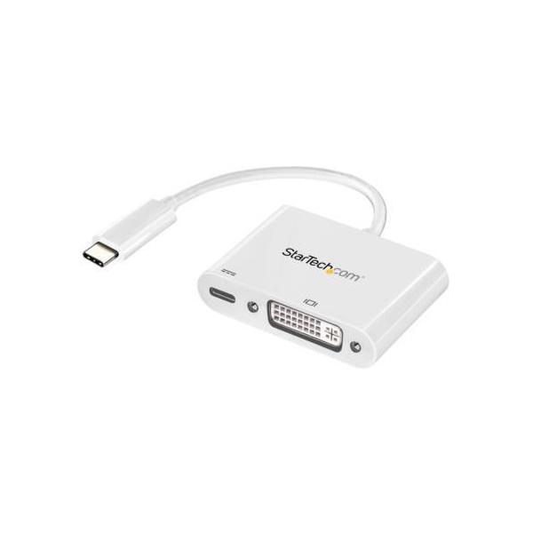 StarTech(X^[ebN) CDP2DVIUCPW USB-C - DVIA_v^ USB PDΉ zCg