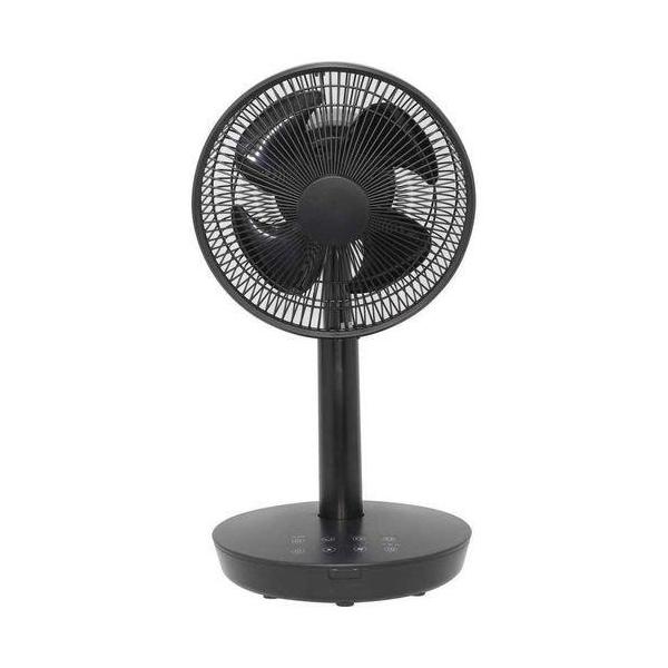 扇風機 リビング扇風機 リモコン付き 4枚羽根 SKJ エスケイジャパン SKJ-KT20FSA(BK) ブラック 反転運動機能 メーカー直送 SKJAPAN(エスケイジャパン) SKJ-KT20FSA BK ブラック 20cmDC反転運転