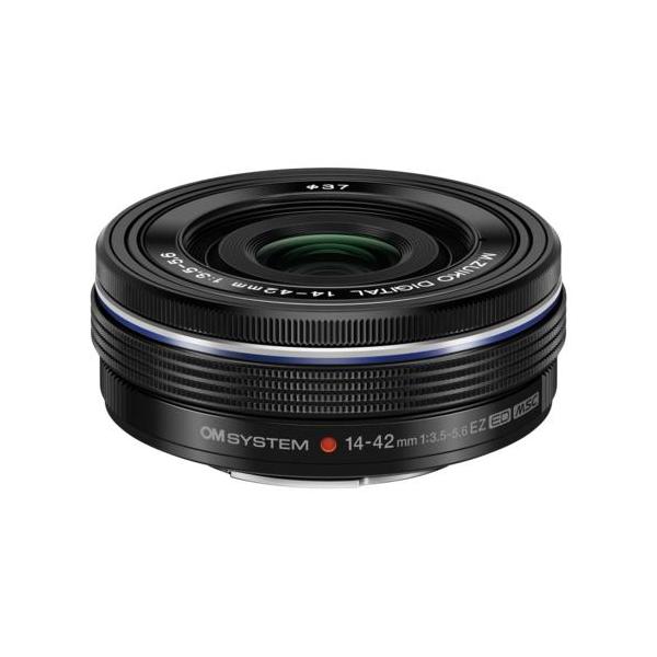 OM SYSTEM M.ZUIKO DIGITAL ED 14-42mm F3.5-5.6 EZ BLK ブラック