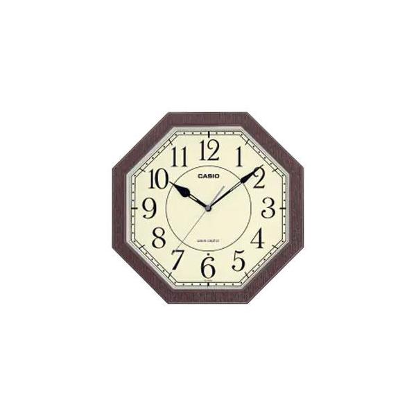 CASIO(カシオ) IQ-1023J-5JF 濃茶 電波掛時計