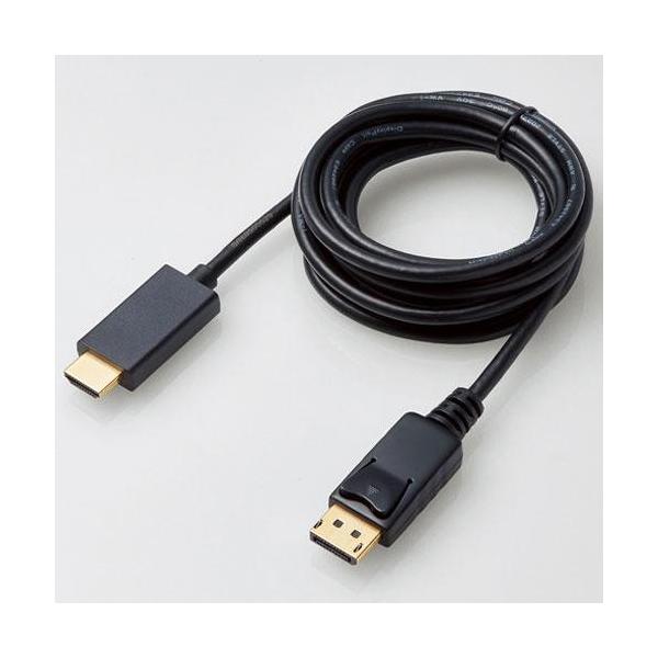 GR(ELECOM) CAC-DPHDMI20BK ubN DisplayPortpHDMIϊP[u 2m