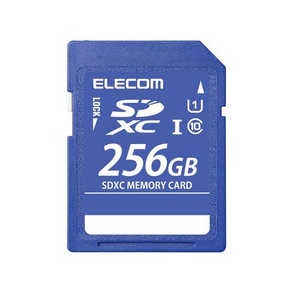 �G���R��(ELECOM) MF-DSD256GU11R SDXC�������J�[�h UHS-I �Ή� 256GB CLASS10