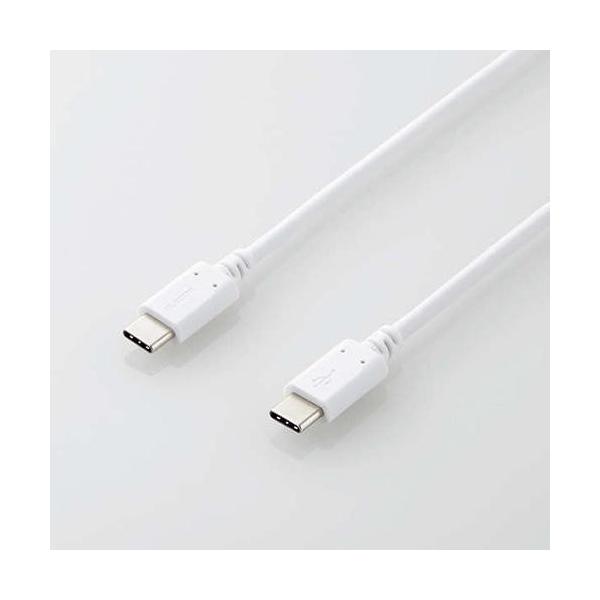 �G���R��(ELECOM) MPA-CC20PNWH �z���C�g USB2.0�P�[�u�� 2m