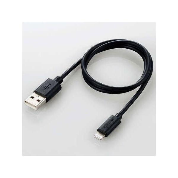 �G���R��(ELECOM) MPA-UAL05BK �u���b�N �X�^���_�[�hLightning�P�[�u�� 0.5m
