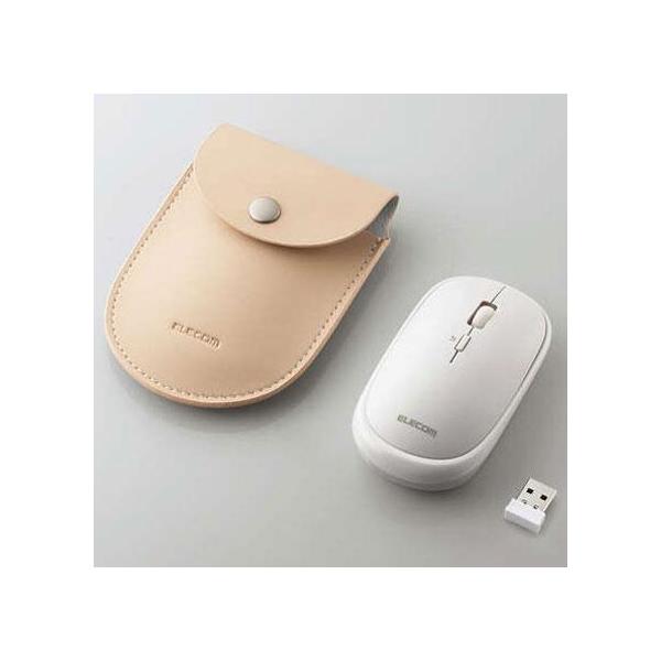 �G���R��(ELECOM) M-TM10DBWH �z���C�g 2.4GHz���� ���C�����X���o�C���}�E�X Slint �X�����g 4�{�^��