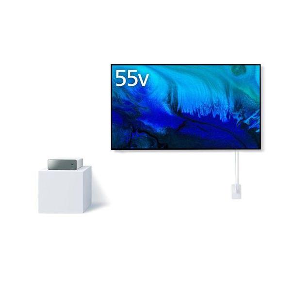 【長期5年保証付】パナソニック(Panasonic) TH-55LW2 ホワイト VIERA 55V型 4K有機ELウォールフィットテレビ 2TB内蔵HDDモデル