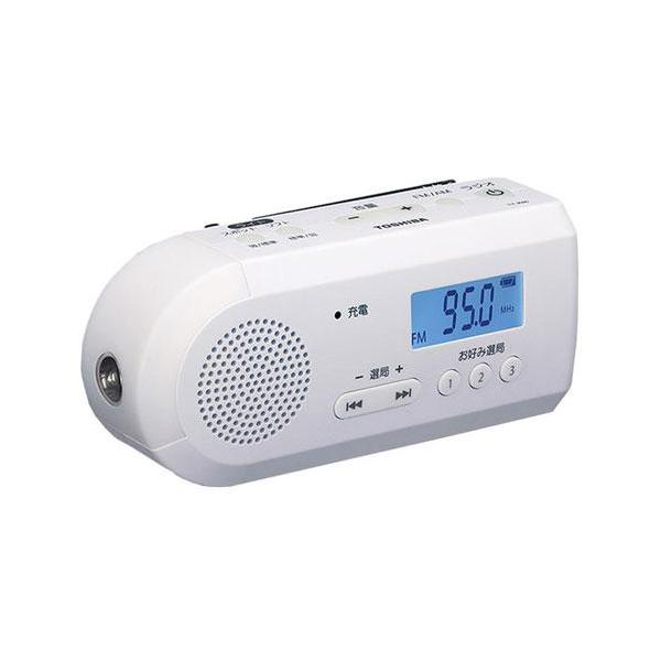 東芝(TOSHIBA) TY-JKR6-W ホワイト 手回し充電ラジオ