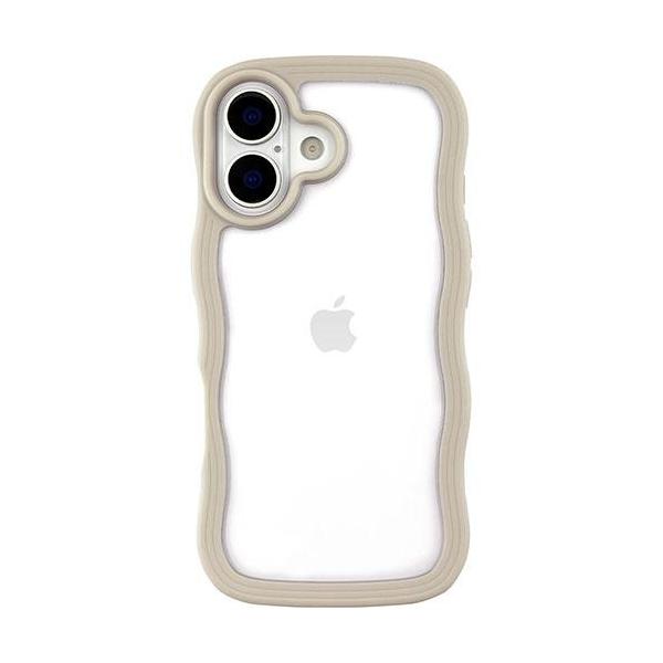 UNiCASE(ユニケース) Wavy Case greige for iPhone17ケース UNI-CSIP25M-5WCGG