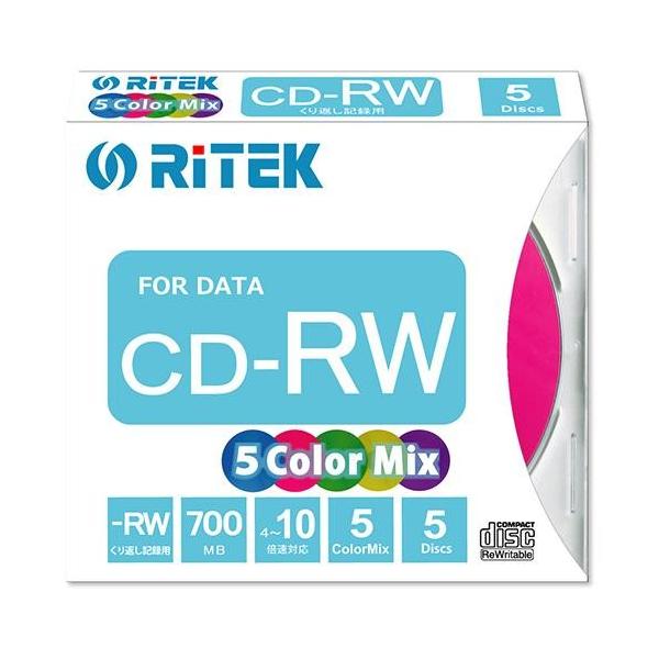 ���C�e�b�N CD-RW700.MIX5P A �f�[�^�p CD-RW 700MB �J��Ԃ��L�^ �v�����^�u�� 10�{�� 5��
