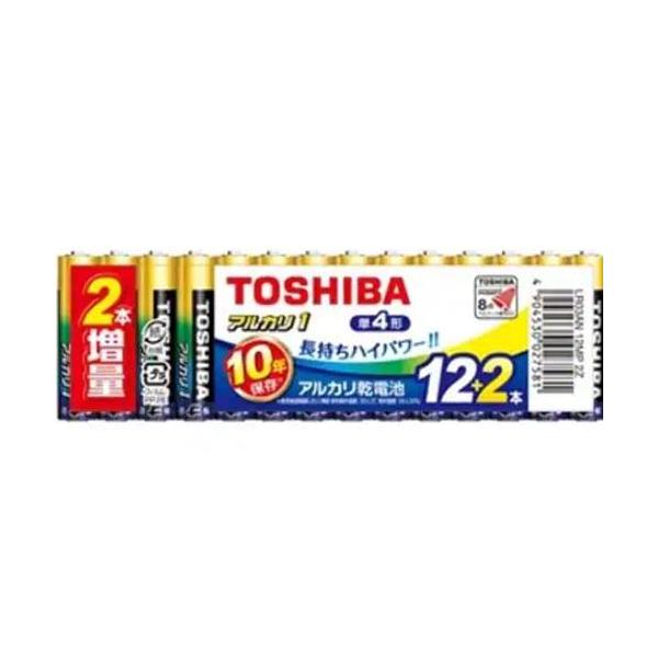 他サイト： 東芝(TOSHIBA) LR03AN12MP2Z アルカリ1 アルカリ乾電池 単4形 12本+2本パックの商品画像