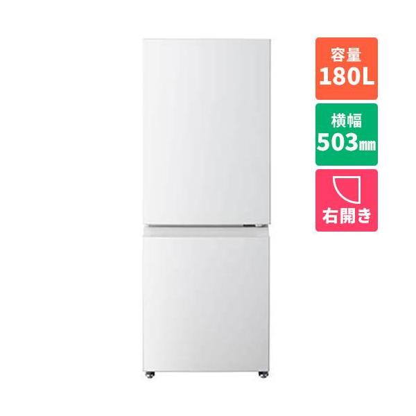 東芝(TOSHIBA) GR-Y18BP-WS エクリュホワイト BPシリーズ 2ドア冷蔵庫 右開き 180L 幅503mm