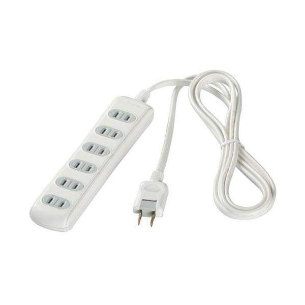 �o�b�t�@���[(BUFFALO) 2�s�����d���^�b�v 6�� 3m BSTAPSH2630WH �z���C�g