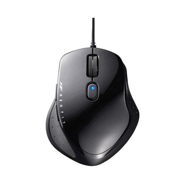 �o�b�t�@���[(BUFFALO) BSMBU510SBK �u���b�N USB BlueLED���w���}�E�X 5�{�^��