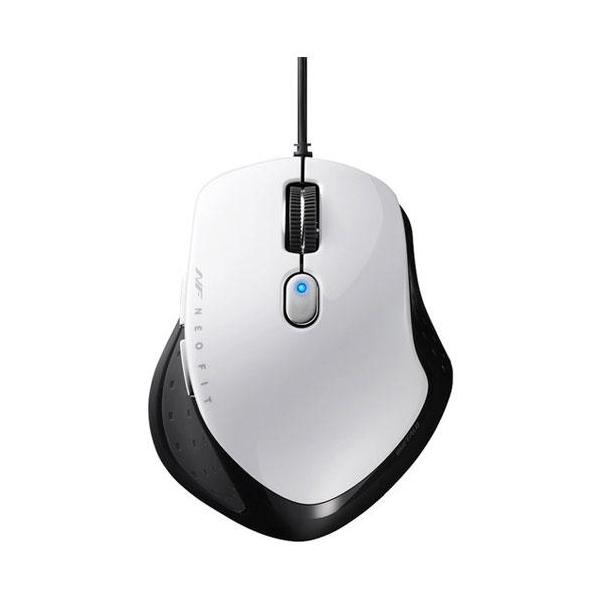 �o�b�t�@���[(BUFFALO) BSMBU510SWH �z���C�g USB BlueLED���w���}�E�X 5�{�^��