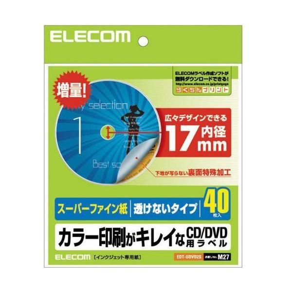 GR(ELECOM) EDT-UDVD2S X[p[t@CCD/DVDx Ȃ^Cv a17mm 1 40V[g