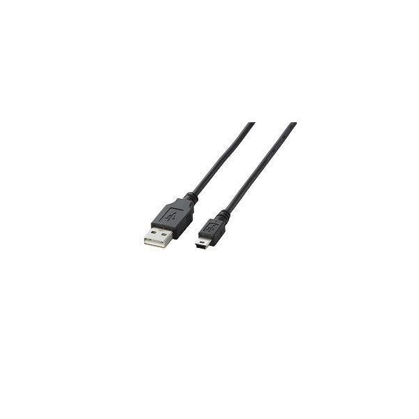 �G���R��(ELECOM) U2C-M30BK �u���b�N USB2.0�P�[�u�� A-miniB 3m