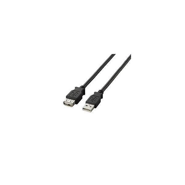 �G���R��(ELECOM) U2C-E30BK �u���b�N USB2.0�����P�[�u��A-A 3m