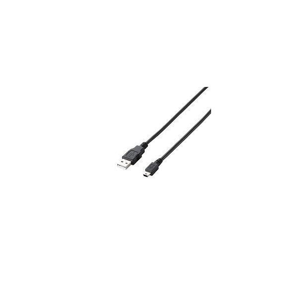 他サイト： エレコム(ELECOM) U2C-JM50BK(ブラック) USB2.0ケーブル A-miniB 5mの商品画像