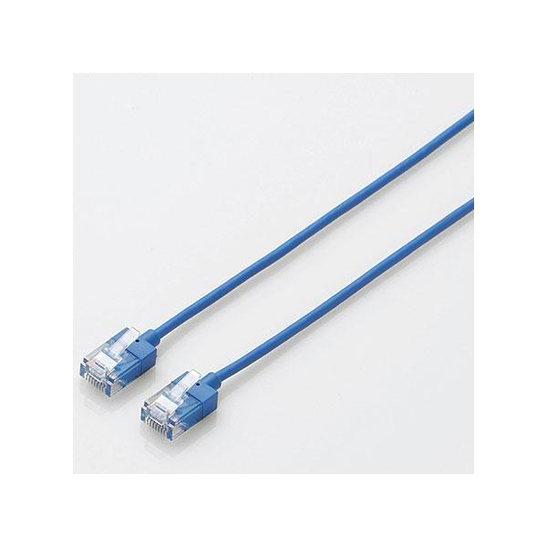 �G���R��(ELECOM) LD-GPASS/BU10 �u���[ �J�e�S���[6A�Ή�LAN�P�[�u�� ���X����&amp;�R���p�N�g 10m