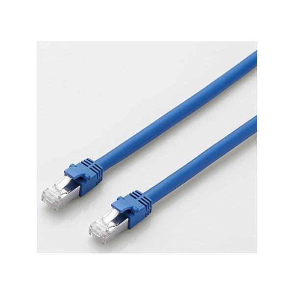 �G���R��(ELECOM) LD-TWS/BU1 �u���[ �J�e�S���[7�Ή�LAN�P�[�u�� 1m