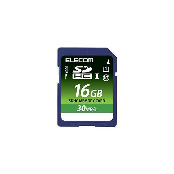 �G���R��(ELECOM) MF-FS016GU11LRA �f�[�^����SDHC�J�[�h 16GB UHS-I