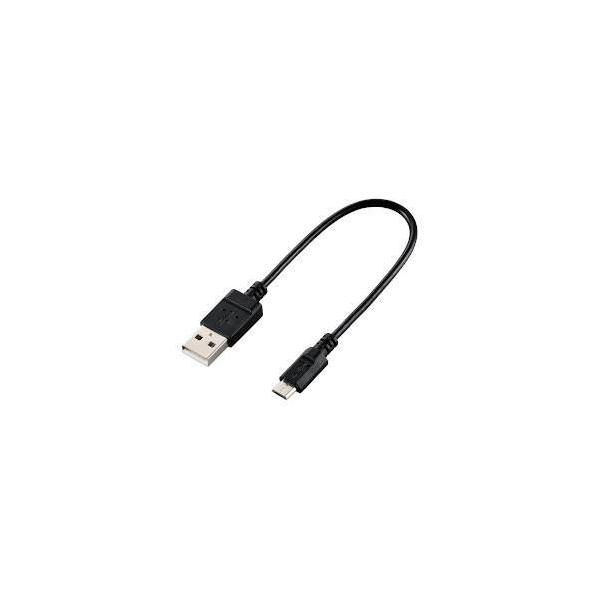 �G���R��(ELECOM) U2C-JAMB015BK A-microB�^�C�v �G�RUSB2.0�P�[�u�� 0.15m